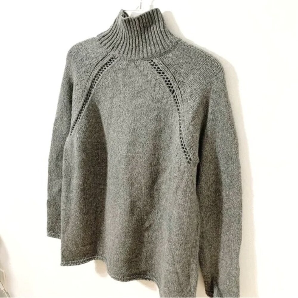 J. Jill Pure Jill Cotton/Wool Blend Tunic Sweater